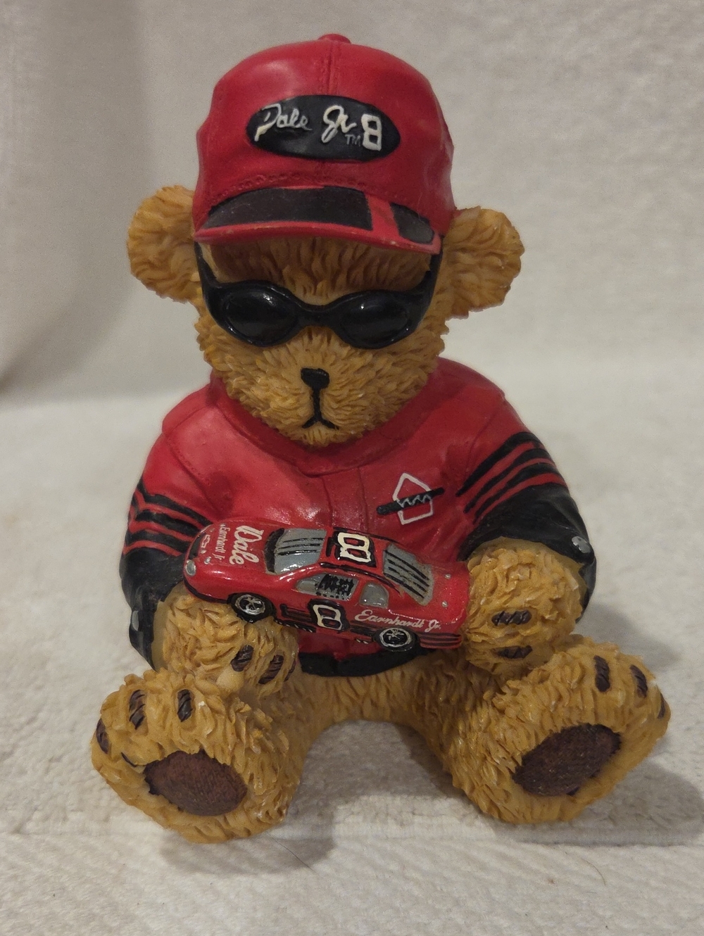 DALE EARNHARDT BEAR NASCAR FIGURINE